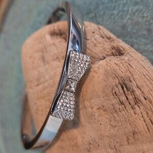 kate spade NY Crystal Bow Bangle